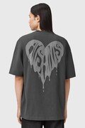 AllSaints t-shirt bawełniany TRIP męski kolor szary z nadrukiem M010PD