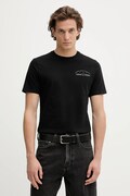 Guess Jeans t-shirt bawełniany męski kolor czarny z nadrukiem M5BI42 K8HM0