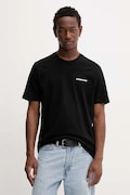Guess Jeans pamut póló fekete, nyomott mintás, M5BI78 K8FQ4