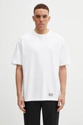 Wacko Maria t-shirt bawełniany męski kolor biały gładki 25FW-WMT-WT03