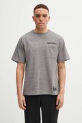 NEIGHBORHOOD t-shirt bawełniany HEATHER FABRIC męski kolor szary z nadrukiem 252UWNH.CSM10