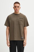 NEIGHBORHOOD t-shirt bawełniany HEATHER FABRIC męski kolor zielony z nadrukiem 252UWNH.CSM10