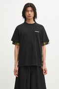 A Bathing Ape t-shirt bawełniany 1st Camo Heavy Washed Blocking męski kolor czarny wzorzysty 1L30109337