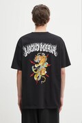 Wacko Maria t-shirt bawełniany męski kolor czarny z nadrukiem 25FW-WMT-WT04
