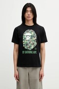 A Bathing Ape t-shirt bawełniany abc camo by bathing ape tee m męski kolor czarny z nadrukiem 001TEL301007M
