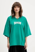 Barrow t-shirt bawełniany kolor zielony wzorzysty F5BWUATH044