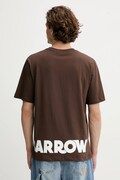 Barrow t-shirt bawełniany kolor brązowy z nadrukiem F5BWUATH059