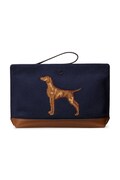 Lauren Ralph Lauren kosmetyczka damska bawełniana granatowa 432P18736