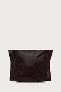 AllSaints kosmetyczka damska skórzana LUTECE bordowa W213XF