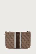 Guess kosmetyczka damska z imitacji skóry NOELLE II beżowa PW7583 P6474