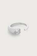 Guess pierścionek damski ze stali nierdzewnej z cyrkonią CRYSTAL LOVE JUBR06.362JW