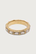 Guess пръстен дамски от неръждаема стомана LES BAGUETTES JUBR06.333JW