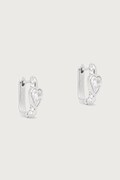 Guess kolczyki damskie ze stali nierdzewnej z cyrkonią CRYSTAL LOVE JUBE06.365JW