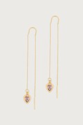 Guess kolczyki damskie ze stali nierdzewnej z cyrkonią CRYSTAL LOVE JUBE06.364JW