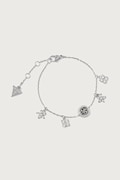 Guess náramek dámský z nerezové oceli s kubickým zirkonem SECRET GARDEN JUBB06 033JW
