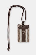 Guess obal na telefon dámský z imitace kůže NOELLE béžový PW7574 P6326