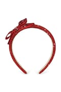 Konges Sløjd opaska do włosów dziecięca VELVET BOW HAIRBRACE KS106640