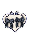 Konges Sløjd spinki do włosów dziecięce 2 PACK SEQUIN BOW HAIR CLIP KS106353