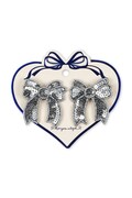 Konges Sløjd spinki do włosów dziecięce 2 PACK SEQUIN BOW HAIR CLIP KS106353