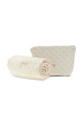 Guess kocyk dziecięcy bawełniany beżowy H6YZ18 W2966