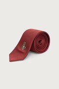 Moschino krawat męski jedwabny czerwony M5916 55061