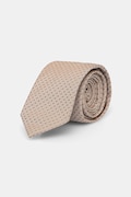 HUGO krawat męski z jedwabiem Tie cm 6 beżowy 50567018