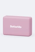 BetterMe klocek do jogi Soft Yoga różowy YGB00001