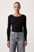 Mos Mosh longsleeve damski z modalem czarny 180760