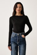 DKNY longsleeve damski czarny DJ6T1825