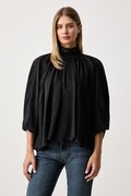 BOSS Orange bluza za žene s bakrom C_Belisa crna bez uzorka 50566706