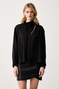 Pinko camicetta da donna nera liscia 107845 A3OS