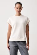 United Colors of Benetton t-shirt γυναικείο με μοντάλ μπεζ 3QAFD10DG