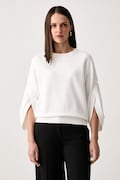 Joseph Ribkoff sweter damski z wiskozą biały 263935