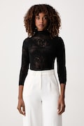 Twinset sweter damski z bawełną czarny 262TF3031