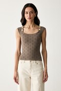 Marciano by Guess μπλούζα γυναικεία με βισκόζη YAMNA πράσινη G6YR02 Z1014