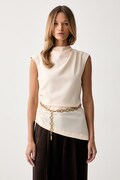 Marciano by Guess μπλούζα Γυναικεία KAMILA μπεζ απλή G6YH15 W3206