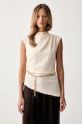 Marciano by Guess μπλούζα Γυναικεία KAMILA μπεζ απλή G6YH15 W3206