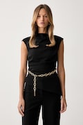Marciano by Guess μπλούζα Γυναικεία KAMILA μαύρη απλή G6YH15 W3206