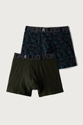 CR7 Cristiano Ronaldo boxer aderenti per bambini in cotone con elastan pacco da 2 verde 8400