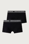United Colors of Benetton přiléhavé boxerky dětské bavlněné s elastanem 2-pack černé 3G680X01V