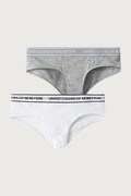 United Colors of Benetton figi dziecięce bawełniane z elastanem 2-pack białe 3G680S03G