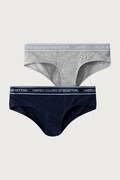 United Colors of Benetton бикини за деца от памук с еластан 2 броя сиви 3G680S03G