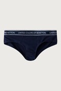 United Colors of Benetton figi dziecięce bawełniane z elastanem 2-pack szare 3G680S03G