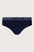 United Colors of Benetton figi dziecięce bawełniane z elastanem 2-pack szare 3G680S03G