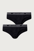 United Colors of Benetton бикини за деца от памук с еластан 2 броя черни 3G680S03G
