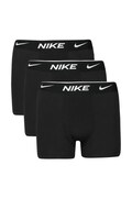 Nike bokserki dziecięce bawełniane z elastanem 3-pack czarne 9N0846
