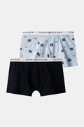 Tommy Hilfiger bokserki dziecięce z bawełną 2-pack niebieskie UB0UB00605