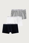 Tommy Hilfiger bokserki dziecięce bawełniane z elastanem 3-pack szare UB0UB00606