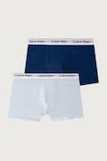 Calvin Klein Underwear priliehavé boxerky detské bavlnené s elastanom 2-pak modré B70B700506