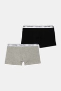 Calvin Klein Underwear bokserki dopasowane dziecięce bawełniane z elastanem 2-pack szare B70B700506